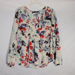 SANCTUARY WOMEN'S FLORAL TOP (SIZE S)